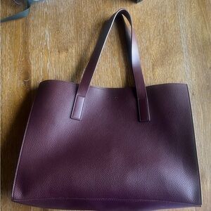 Elegant Rachel Zoe Burgundy Tote Bag